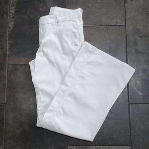 Levi's Women White Trouser Flare, Wide Leg Pants Size 8, 29